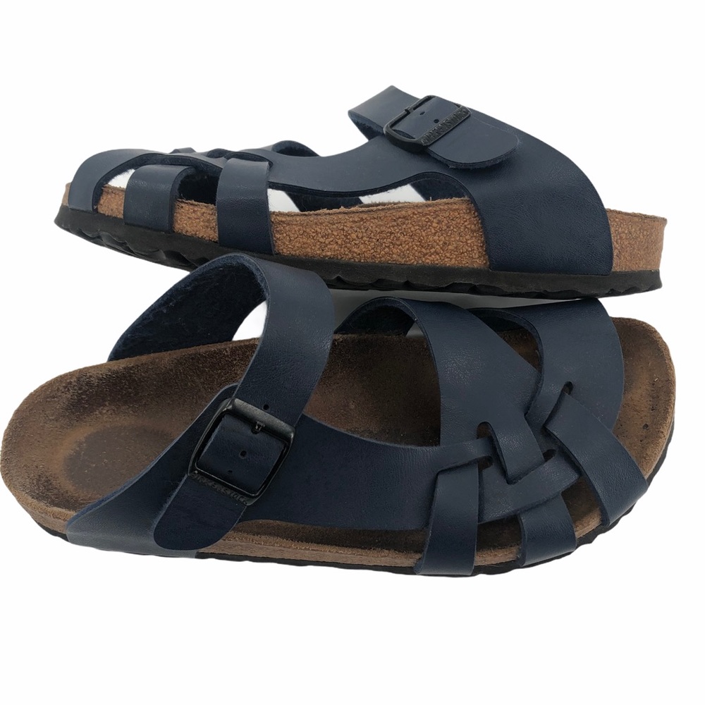 Sz 39 Birkenstock Pisa Navy Sandals EUC